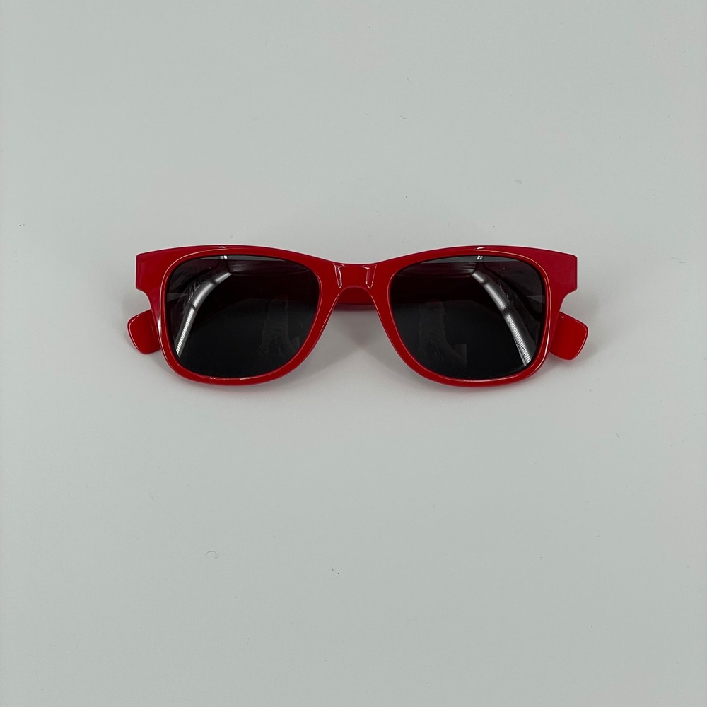 I Heart Eyewear Rons Optical Sun Archer Red Square Sunglasses Y2k Retro 2000s View 2